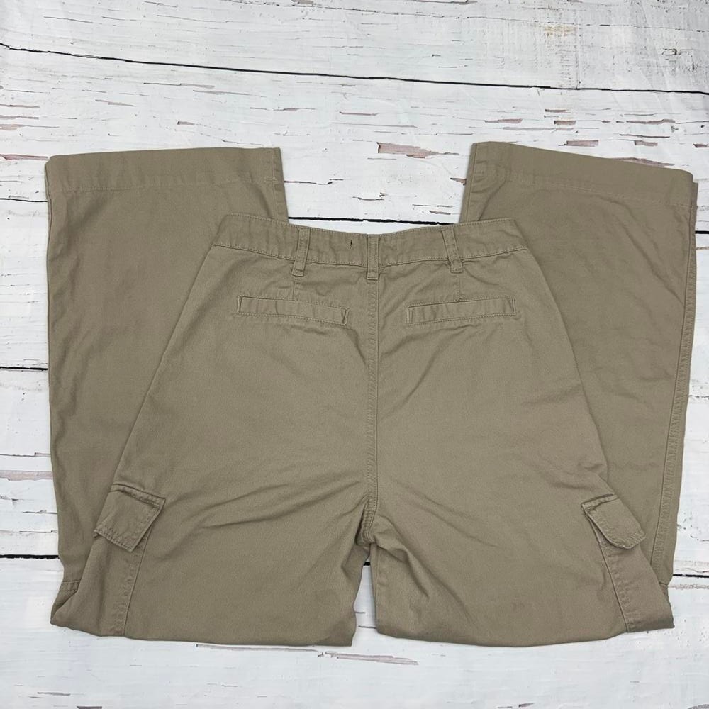 Forever 21 Cargo Pants Utility Cotton Khaki Medium Y2K Streetwear - Picture 7 of 12
